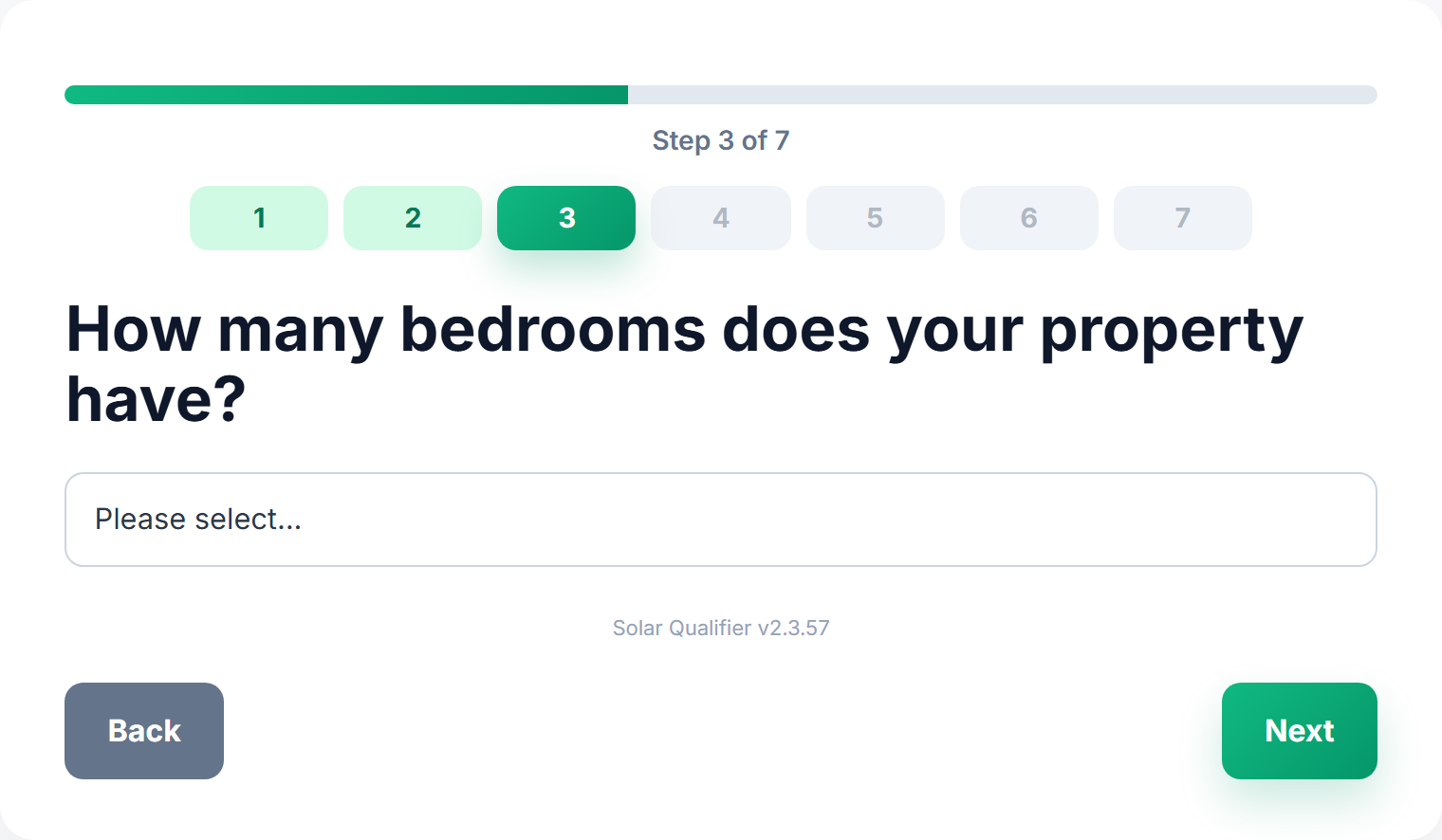 Step 3: bedrooms